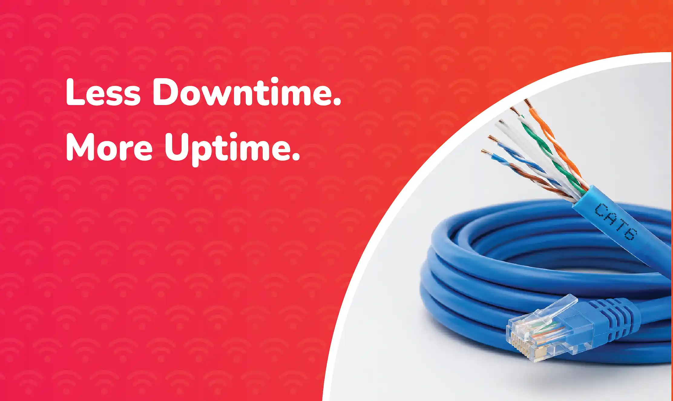 Cat6 Blue Cat6 Ethernet network cable with RJ45 connector and exposed wiring on a minimalist background, illustrating high-speed data networking and structured cabling.
