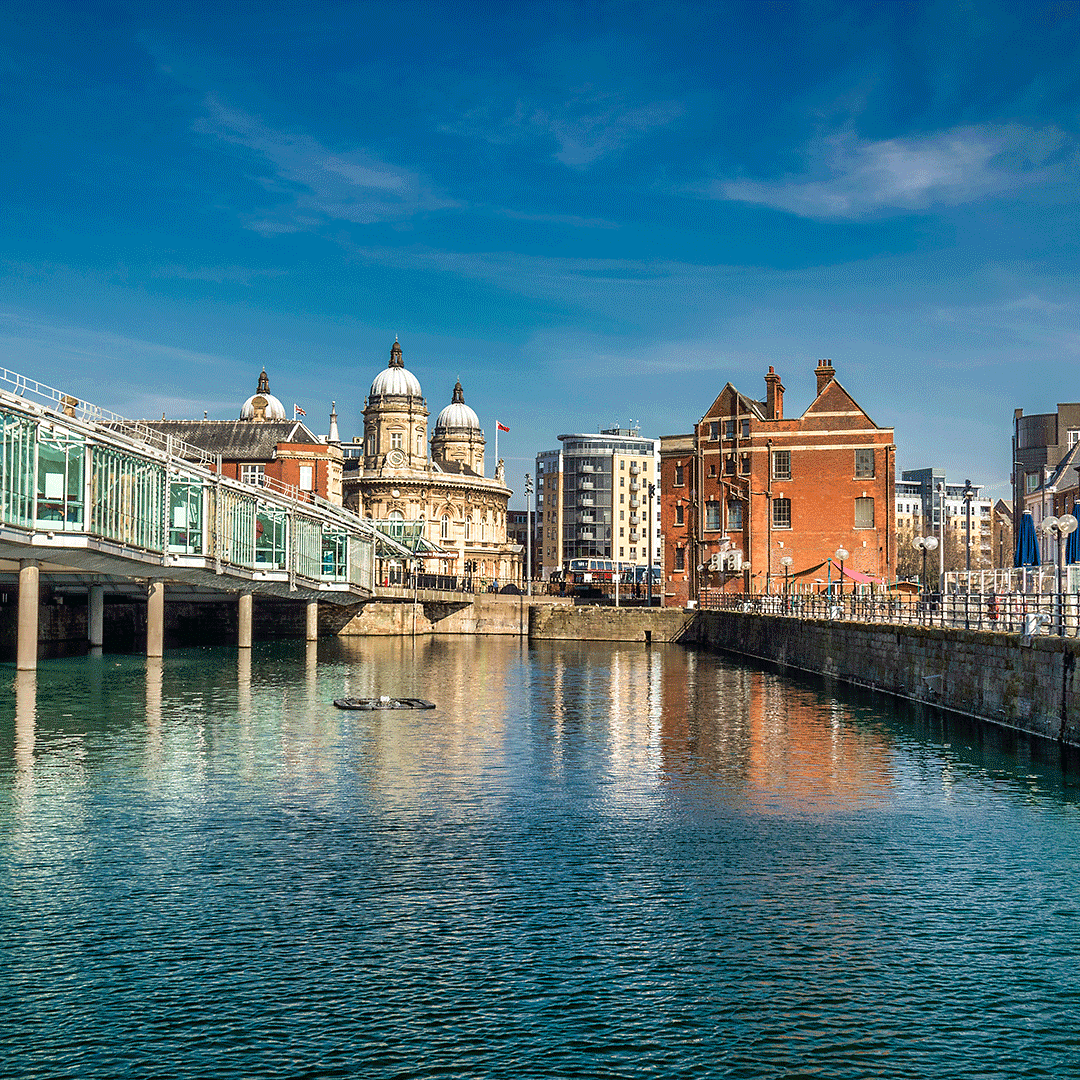 Hull city centre waterfront – Fusion Fibre Group bringing full fibre broadband to East Riding of Yorkshire